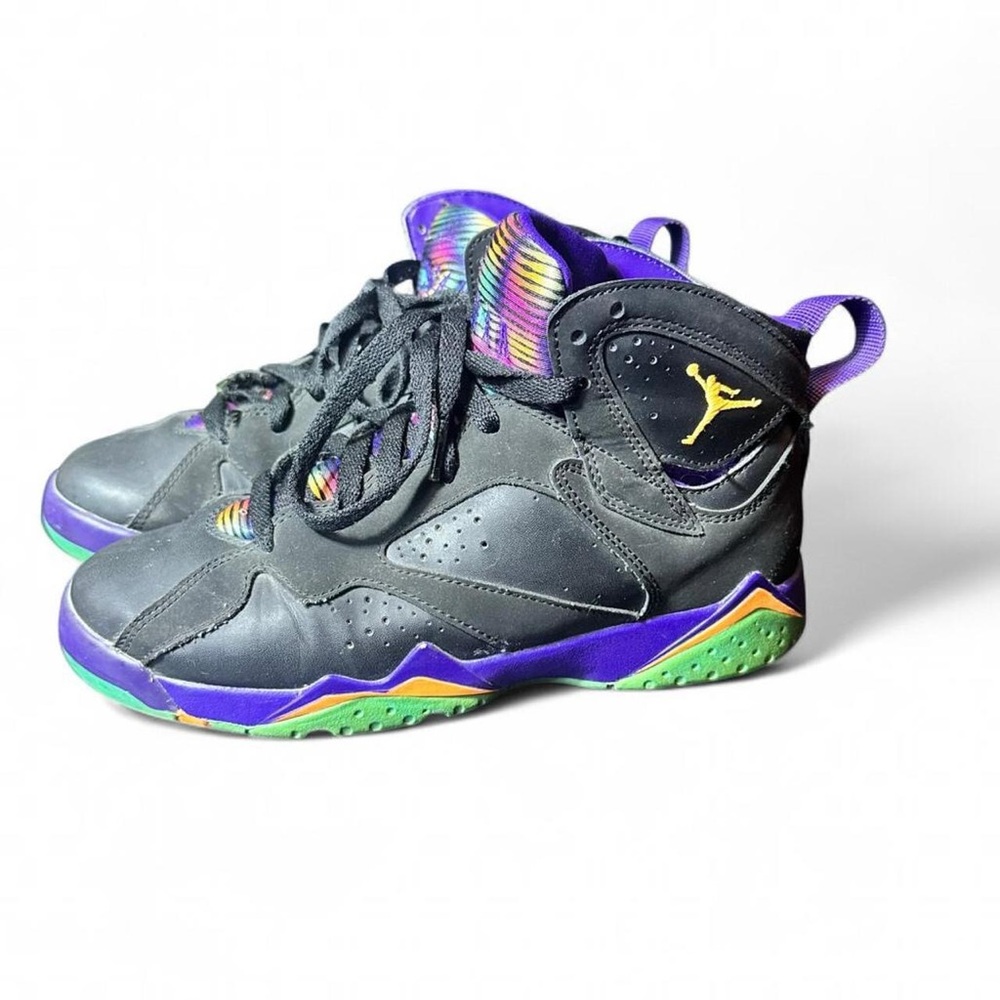 Jordan Kids Sneakers in Black, Purple, and Green